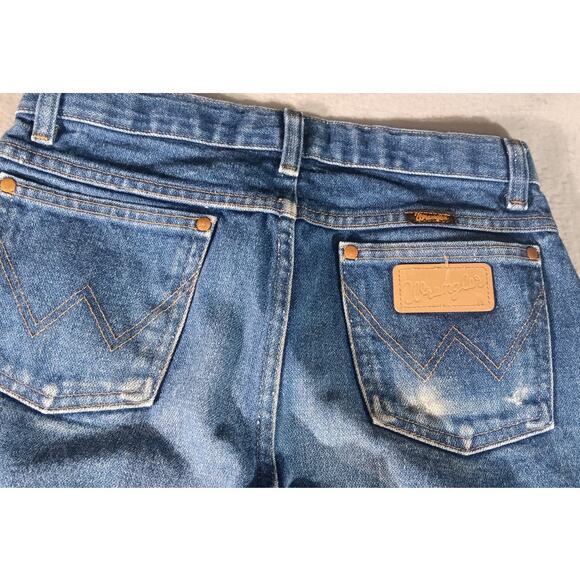 Wrangler Cowboy Cut Original Fit Jeans 13MWZBP Men’s Blue Denim Made in Mexico - Picture 7 of 7